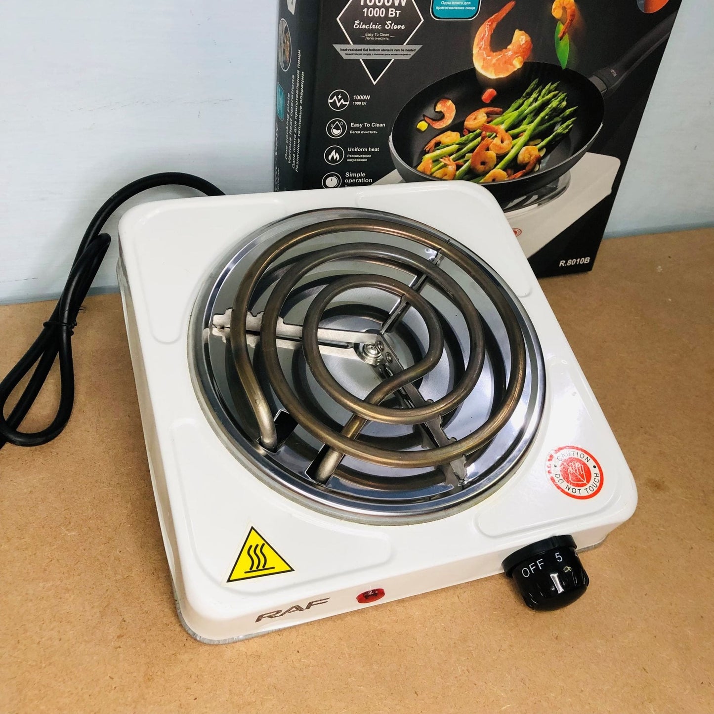 Electric Stove For Cooking – Hot Plate Heat Up In Just 2 Mins – Easy To Clean – (random Color ).